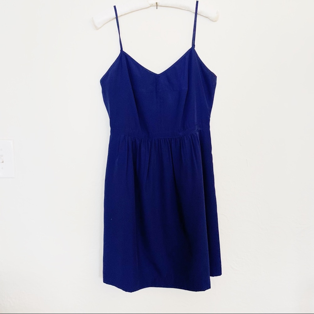 JCREW Dark Blue / Navy Spaghetti Strap Dress